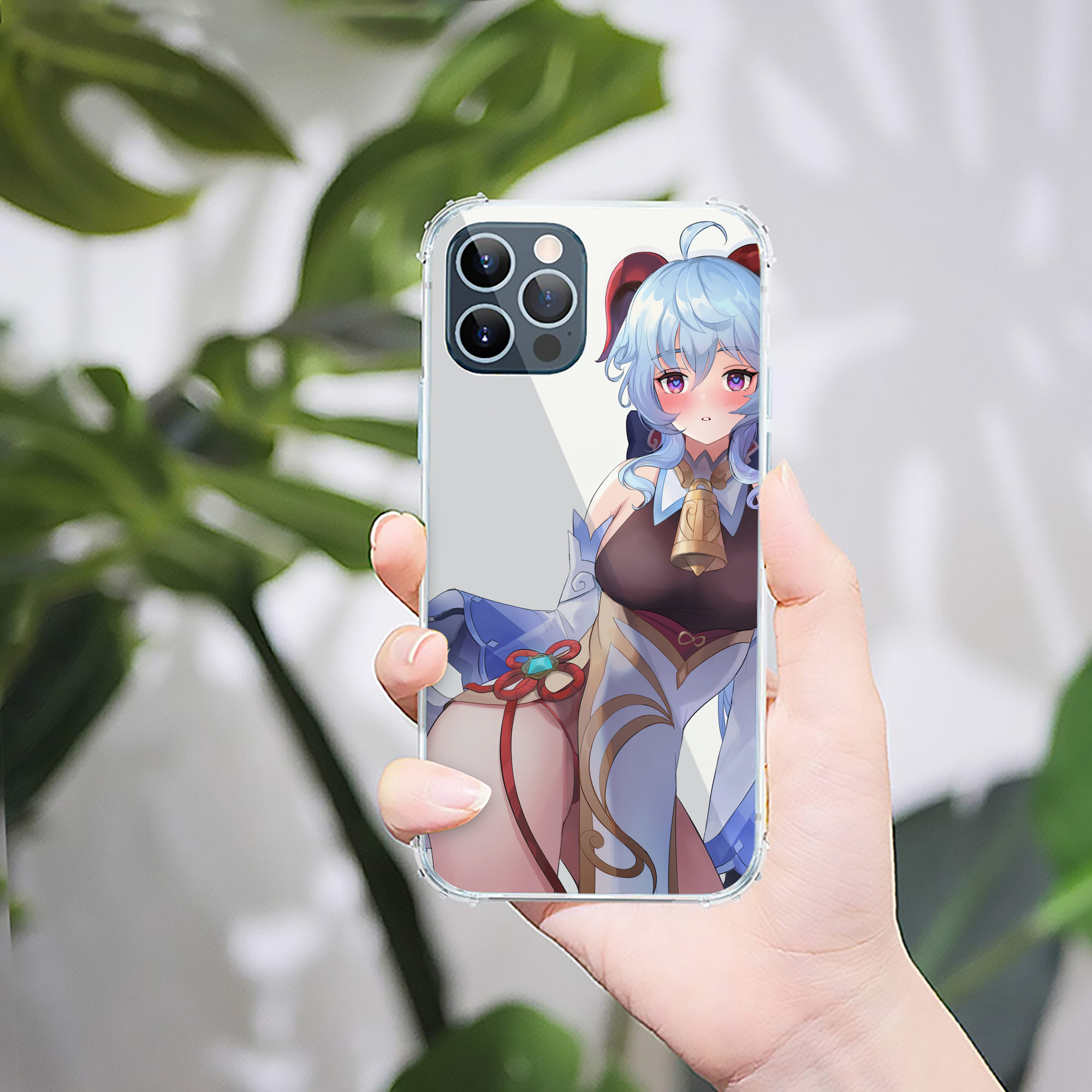 げんし神 genshin 【iPhone 12シリーズ対応】透明スマホケース（クリアソフトケース）